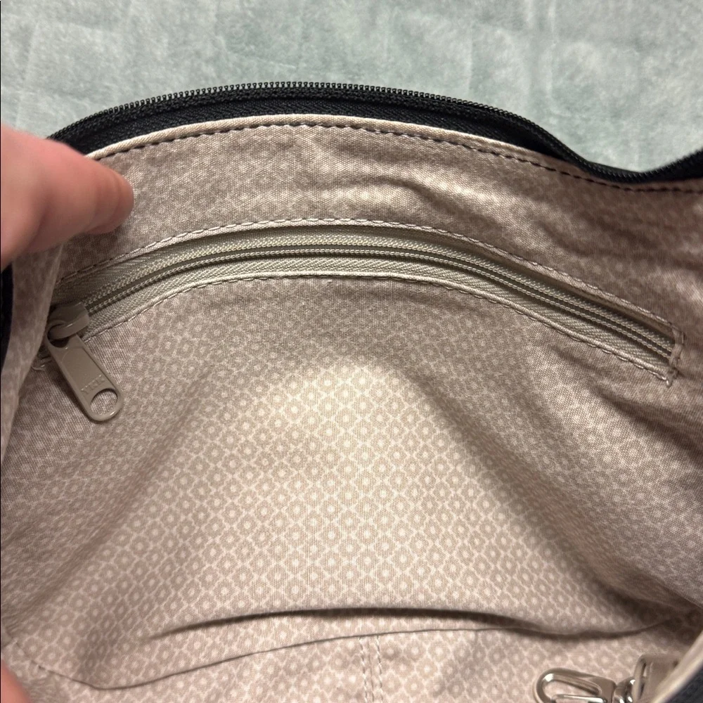 Brighton Black Leather Boho Purse, Great Condition, Crossbody, Shoulder, Wallet